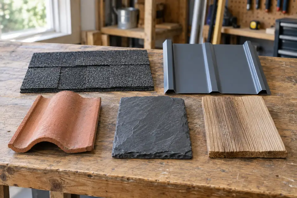 Types of roofing materials, and how they compare